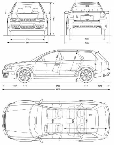 Audi RS6 Avant 2002 Original image dimensions 2282 x 2882px