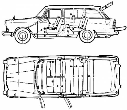 Austin Cambridge A60 Countryman 1969 Original image dimensions 520 x 