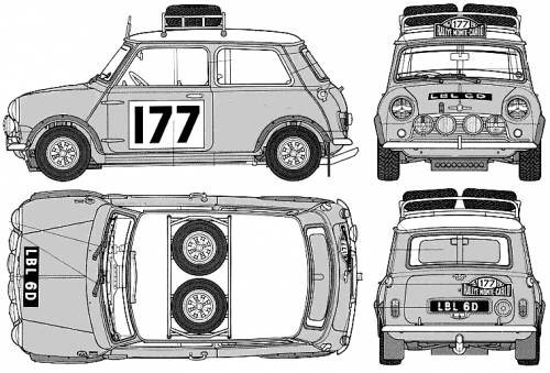 Austin Mini Cooper S 1275 Rally 1965 Original image dimensions 758 x