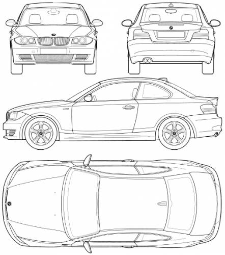 BMW 1-Series Coupe (E82) (2008) Original image dimensions: 507 x 573px
