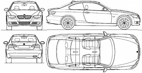 bmw 3 series coupe 2009. BMW 3-Series Coupe (E92) (2009