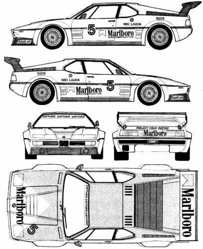 BMW M1 Procar 1979 Original image dimensions 766 x 936px