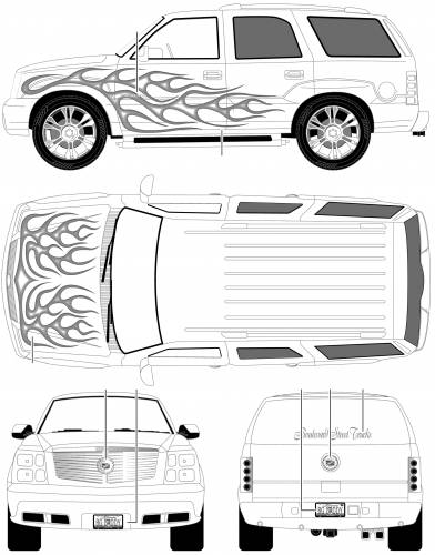 Drawings Of Escalades