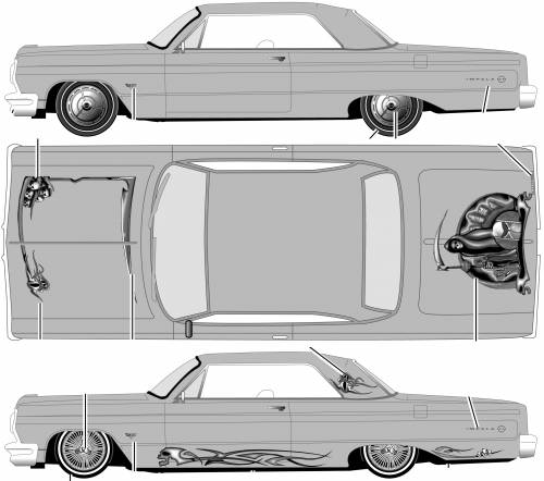 Chevrolet Impala Lowrider 1964 Original image dimensions 2714 x 2400px