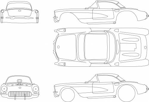 Corvete Gasser Edition 1957 Original image dimensions 3640 x 2489px