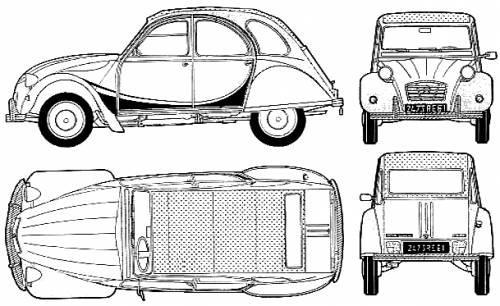 Citroen 2CV Charleston Original image dimensions 609 x 373px