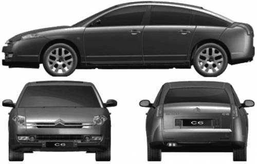 Citroen C6 2007 Original image dimensions 897 x 573px