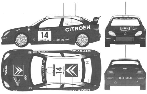 Citroen Xsara Wrc. Citroen Xsara WRC (2001)
