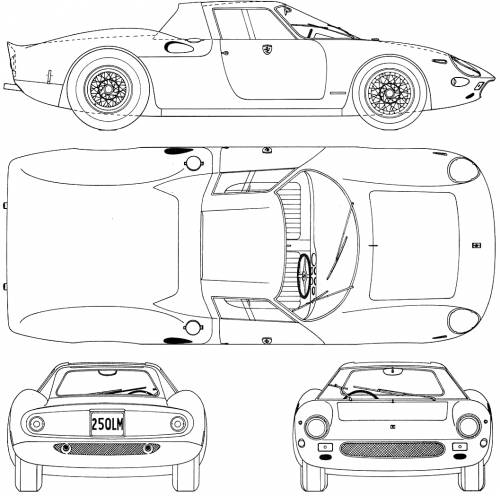 Ferrari 250 LM Berlinetta Le Mans 1964 Original image dimensions 1057 x 