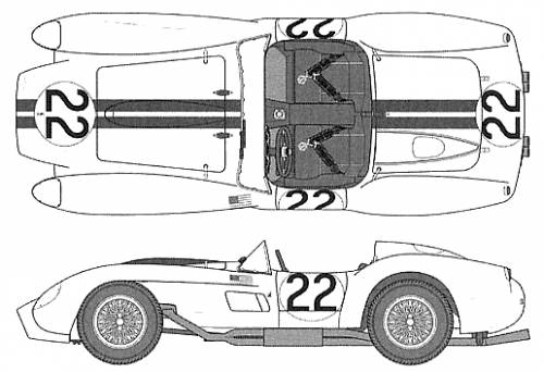 Ferrari 250 Testarossa Le Mans 1958 Original image dimensions 516 x 353px