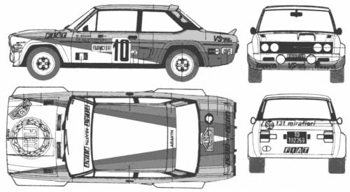 Fiat 131 Abarth Original image dimensions 783 x 431px