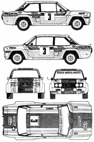 Fiat 131 Abarth Rallye Original image dimensions 648 x 980px