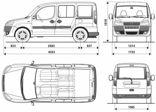 Fiat Doblo 2009 Original image dimensions 1459 x 1050px