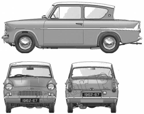 Ford Anglia Super 123E 1965 Original image dimensions 593 x 470px