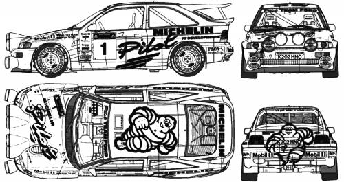 Ford Escort Cosworth Rally Original image dimensions 1250 x 663px