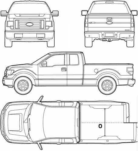 ... .com - Blueprints > Cars > Ford > Ford F-150 Pick-up Crew Cab (2012