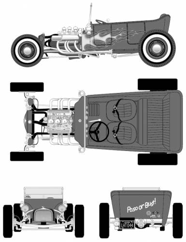 Ford Model T Hot Rod 1924 Original image dimensions 685 x 888px