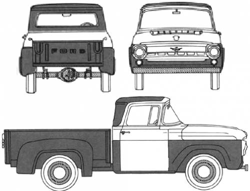Ford Pickup Truck 1958 Original image dimensions 504 x 386px