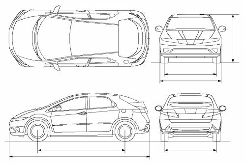 Honda Civic 5Door Original image dimensions 950 x 639px