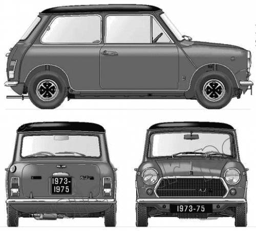 Innocenti Cooper 1300 Export 1973 Original image dimensions 515 x 465px