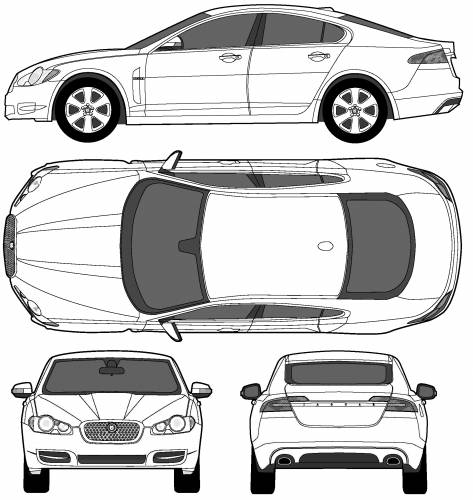 Jaguar XF 2008 Original image dimensions 1941 x 2051px