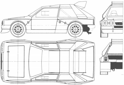 lancia delta s4 rally car. Lancia Delta S4 Rally Car