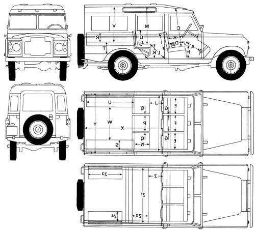 Land Rover 109 S2 Hard Top 1969 Original image dimensions 887 x 803px