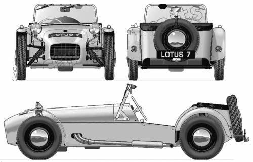 Lotus Seven 1957 Original image dimensions 711 x 457px