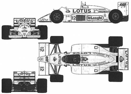 99 honda. Lotus Type 99T Honda