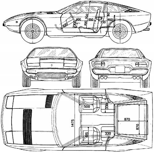 Maserati Khamsin 1974 Original image dimensions 1500 x 1496px