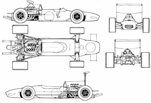 Matra MS10 F1 GP 1968 Original image dimensions 1571 x 1071px