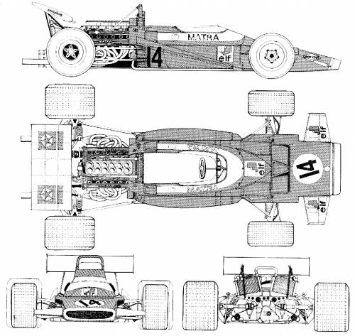 Matra MS120 F1 GP 1970 