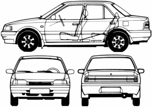 Mazda 323 Protege. Mazda 323 Protege (1995)