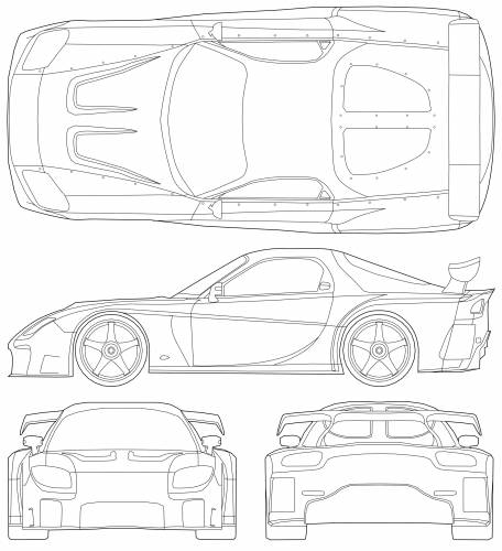 Mazda RX7 VeilSide Fortune The fast and the furious