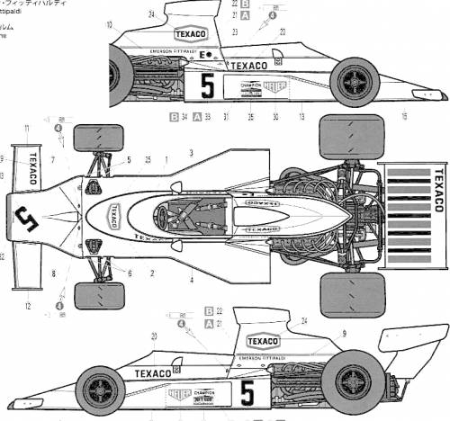 McLaren M23 F1 GP 1974 Original image dimensions 803 x 753px