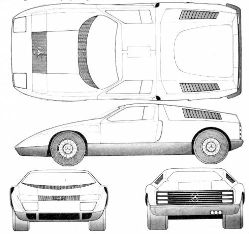 MercedesBenz C111 Original image dimensions 1008 x 949px