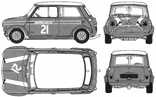 Morris Mini Cooper 1275 1968 Original image dimensions 773 x 482px