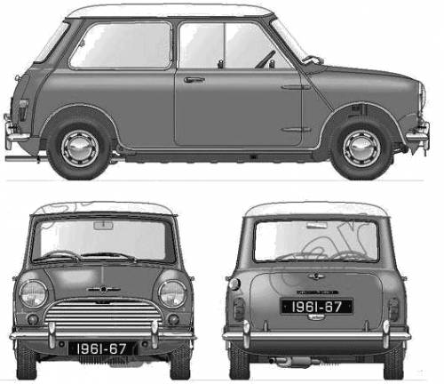 Morris Mini Cooper 1963 Original image dimensions 528 x 457px