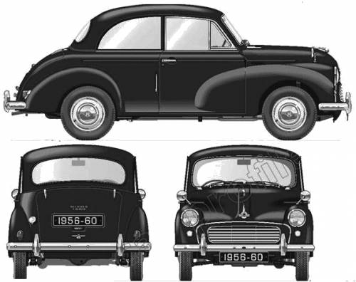 Morris Minor 1000 2Door Saloon 1956 Original image dimensions 595 x 