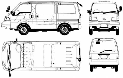 Nissan vanette cargo internal dimensions