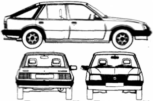 Opel Ascona C 2Door 1982 Original image dimensions 541 x 359px