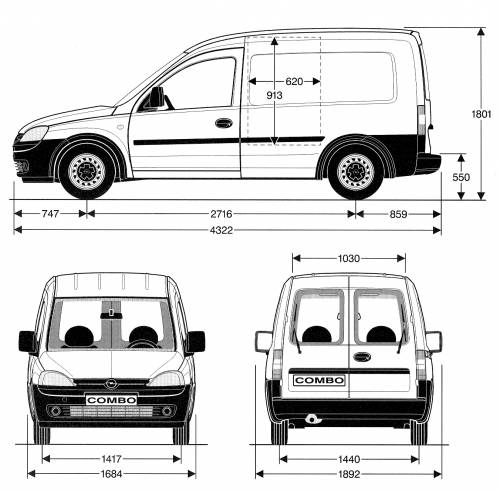 Opel Combo Original image dimensions 1352 x 1328px