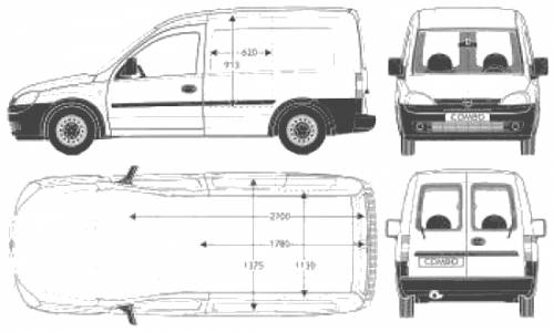 Opel Combo 2005 Original image dimensions 550 x 331px