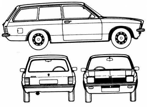 Opel Kadett C Caravan 1974 Original image dimensions 674 x 493px