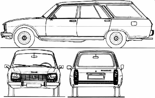 Peugeot 504 Break Original image dimensions 809 x 511px