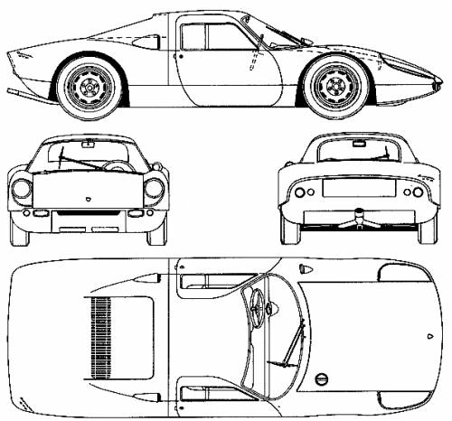 Porsche 904 Carrera GTS (1964) Original image dimensions: 595 x 555px