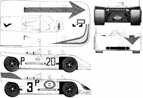 Porsche 9083 Le Mans 1971 Original image dimensions 1363 x 941px