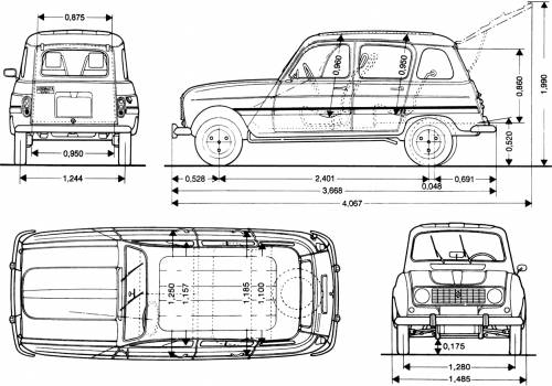 Renault 4 Original image dimensions 1249 x 876px