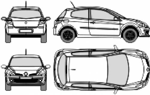 Renault Clio 3 Door. Renault Clio III 3-Door (2007)