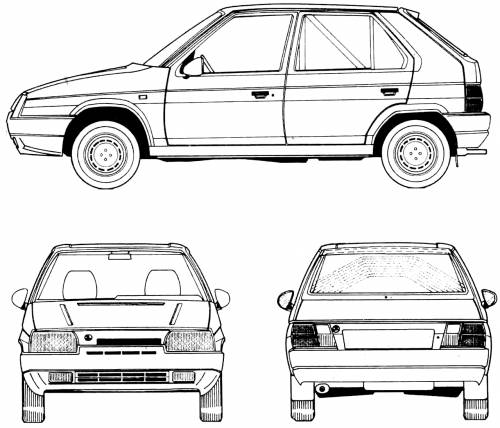 Skoda Favorit Sport Original image dimensions 1279 x 1095px